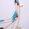 Measle Bead Multi Strand Necklace Womens Chain Necklace